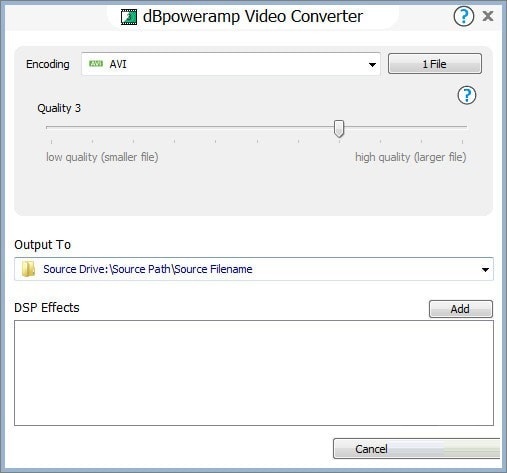 dBpoweramp Video Converter