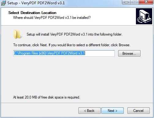 VeryPDF PDF to Word Converter