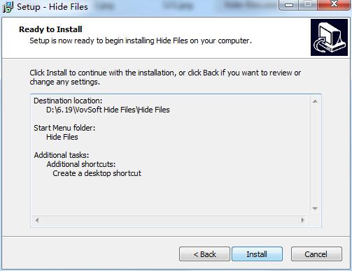 VovSoft Hide Files