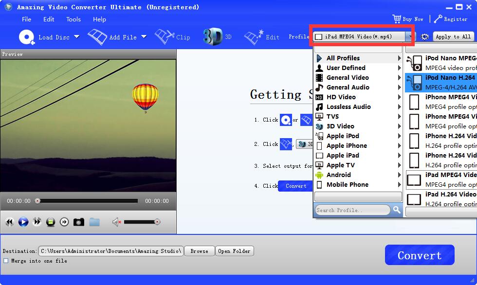 Amazing Video Converter Ultimate