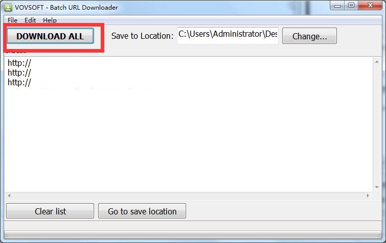 Batch URL Downloader