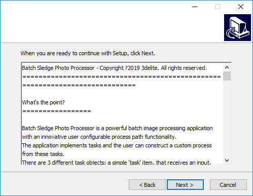 Batch Sledge Photo Processor