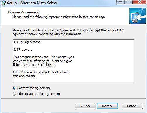 Alternate Math Solver