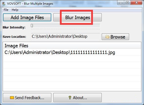 Blur Multiple Images