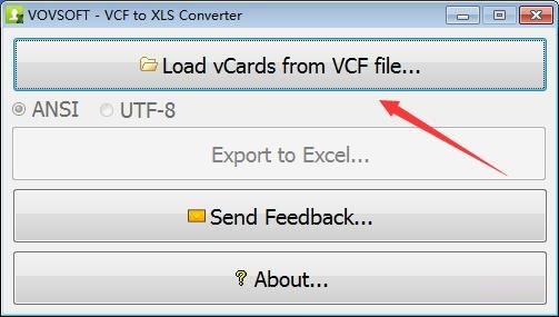 VCF to XLS Converter