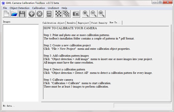 GML Camera Calibration Toolbox