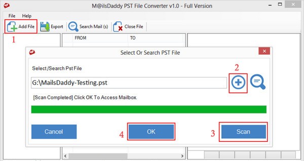 MailsDaddy PST File Converter