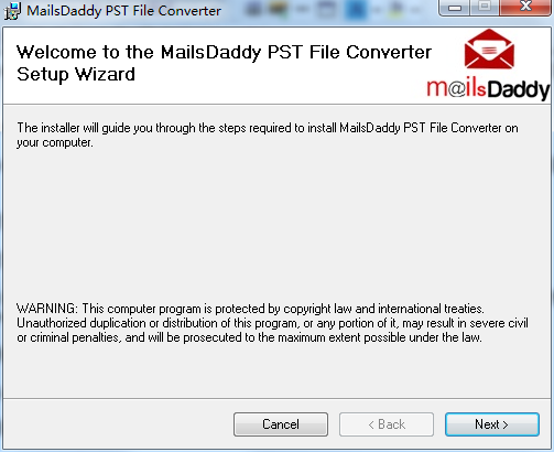 MailsDaddy PST File Converter