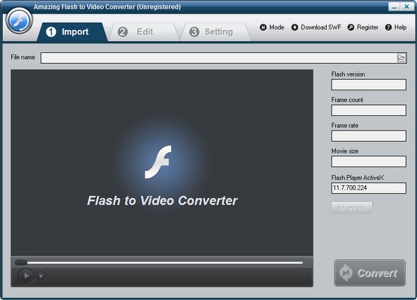 Amazing Flash to Video Converter
