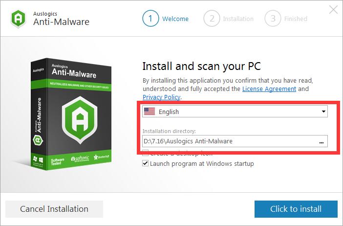 Auslogics Anti-Malware