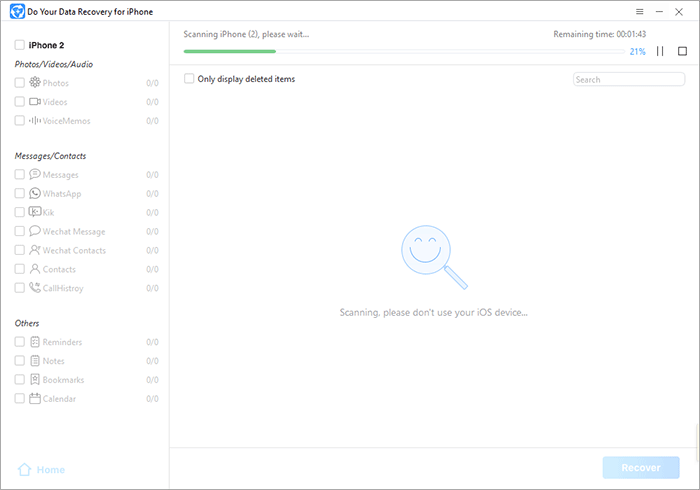 Do Your Data Recovery for iPhone