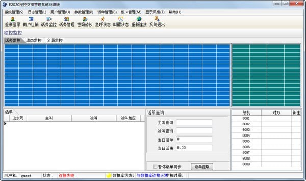 E2020程控交换管理系统