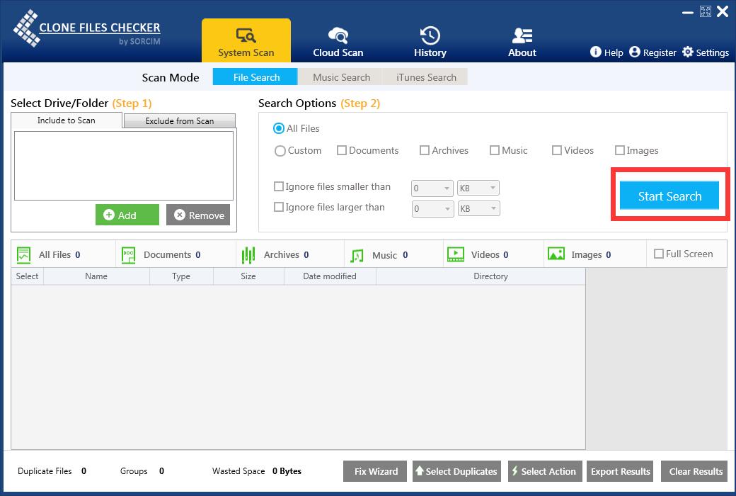 Clone Files Checker