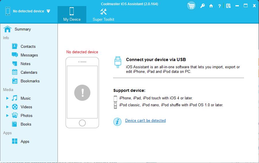 Coolmuster iOS Assistant