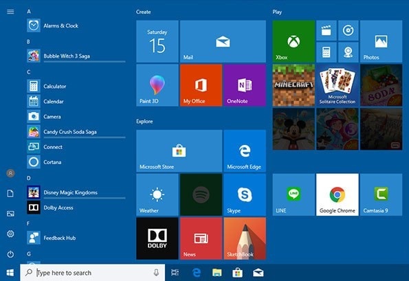 Backup Start Menu Layout