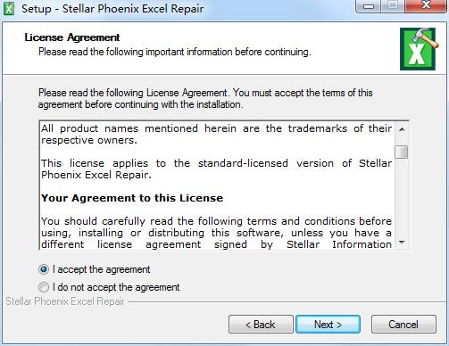 Stellar Phoenix Excel Repair