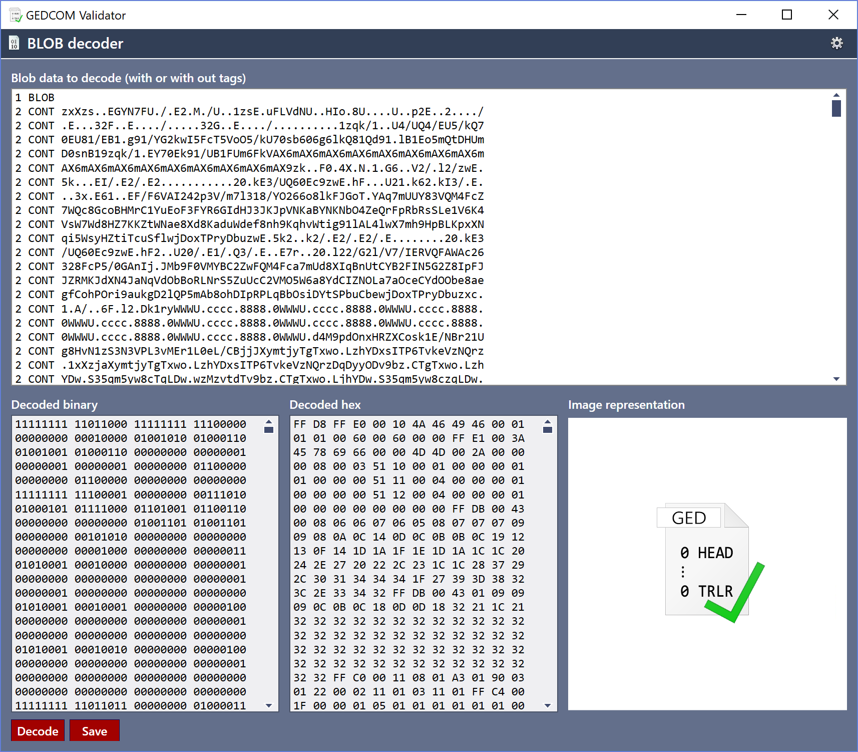 GEDCOM Validator