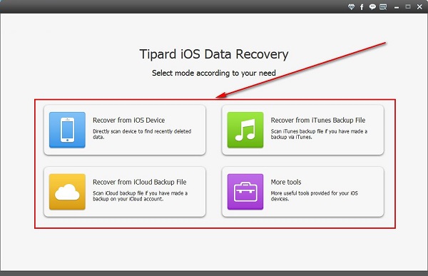 Tipard iOS Data Recovery