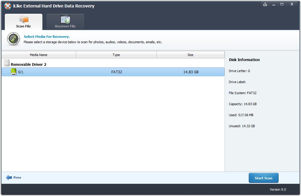 iLike External Hard Drive Data Recovery