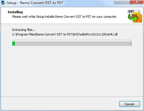 Remo Convert OST to PST