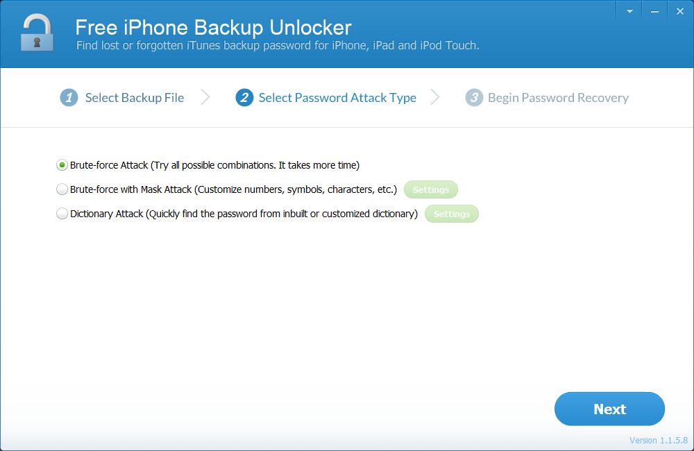 iLike Free iPhone Backup Unlocker