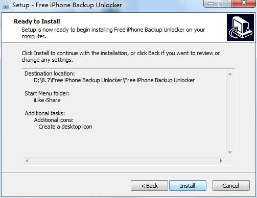 iLike Free iPhone Backup Unlocker