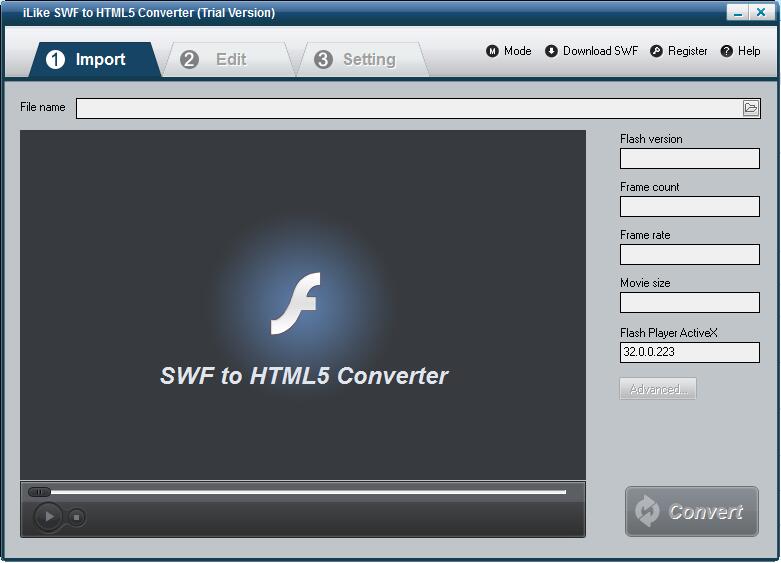 iLike SWF to HTML5 Converter