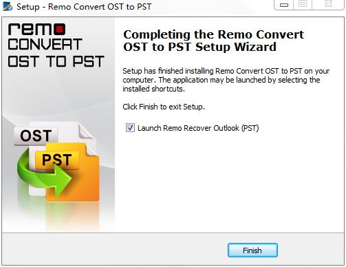 Remo Convert OST to PST