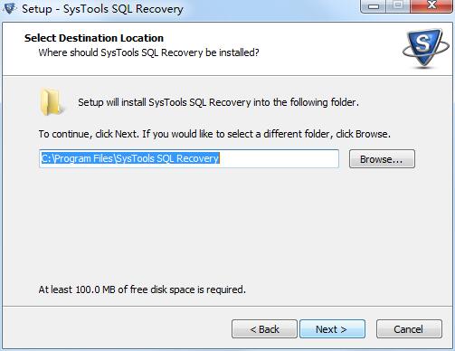 SysTools SQL Recovery