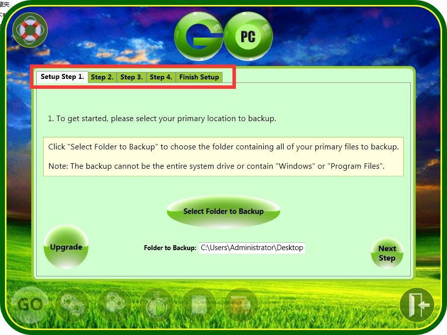 GoPC Backup