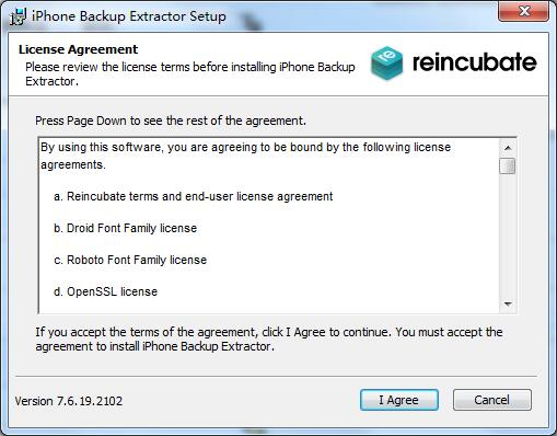 Reincubate iPhone Backup Extractor