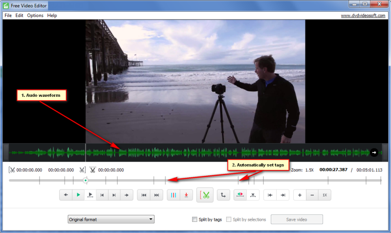 DVDVideoSoft Free Video Editor