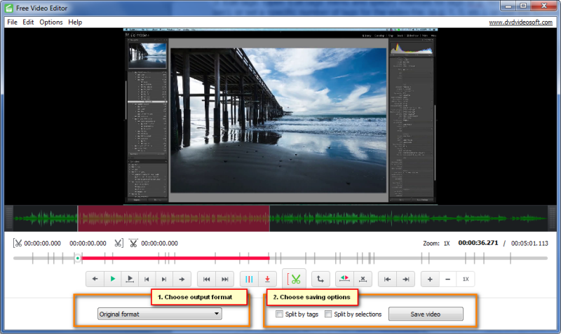 DVDVideoSoft Free Video Editor