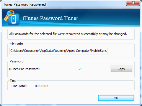 Cocosenor iTunes Password Tuner