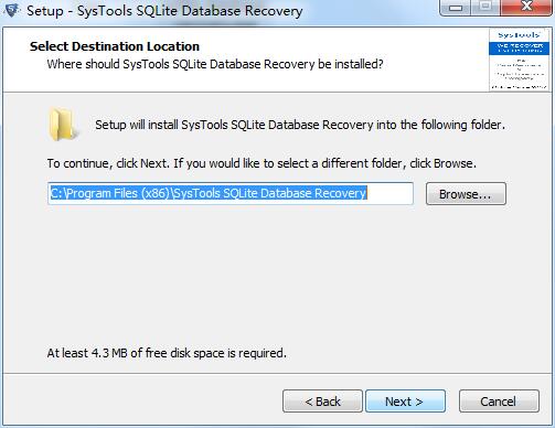 SysTools SQLite Database Recovery