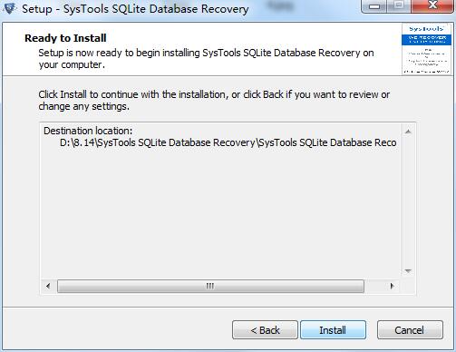 SysTools SQLite Database Recovery