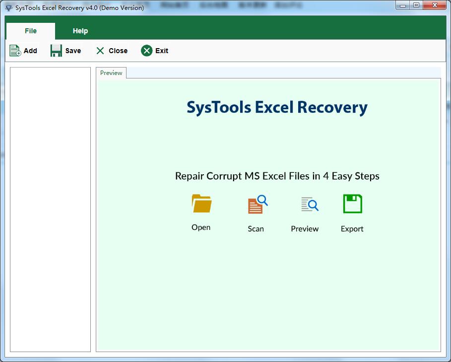 SysTools Excel Recovery