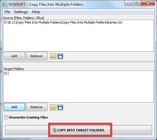 Copy Files Into Multiple Folders