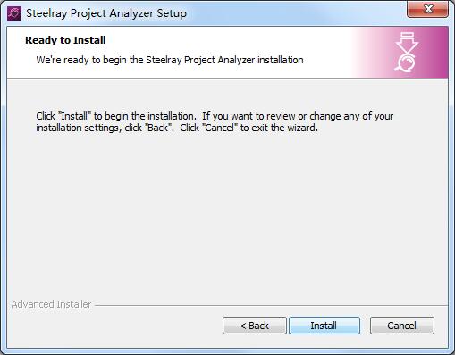 Steelray Project Analyzer