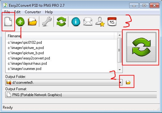 Easy2Convert PSD to PNG PRO