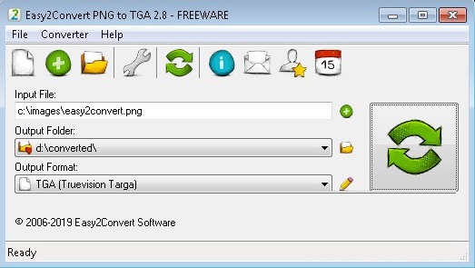 Easy2Convert PNG to TGA