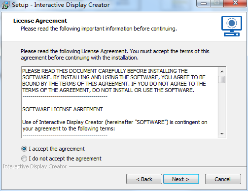 Interactive Display Creator