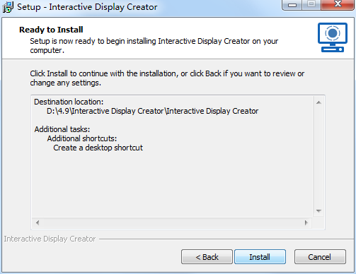 Interactive Display Creator