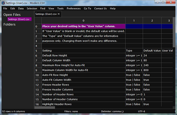 Modern CSV