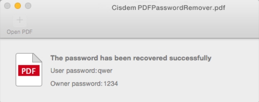 PDF Password Remover For Mac