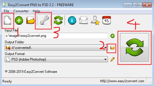 Easy2Convert PNG to PSD
