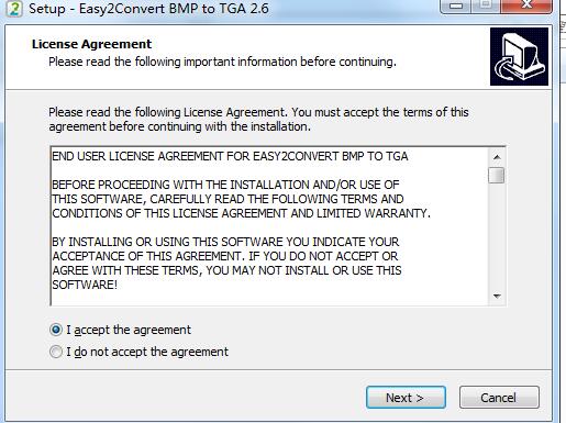 Easy2Convert BMP to TGA