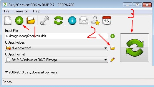 Easy2Convert DDS to BMP