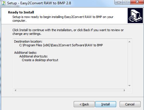 Easy2Convert RAW to BMP