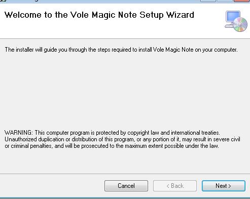 Vole Magic Note